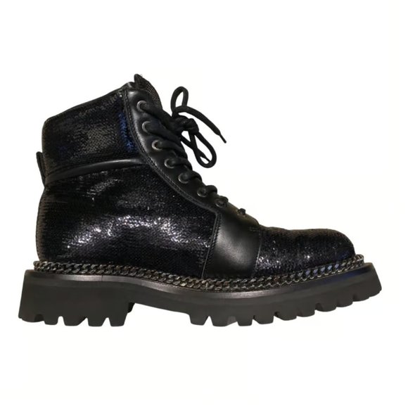 Balmain Glitter Ankle Boots - Picture 1 of 5